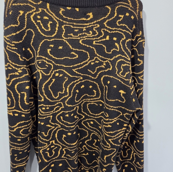 WESC x LEON Warp Sweden Smiley Face Sweater Mens Size M Womens Size L - Picture 5 of 5